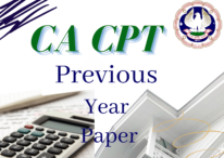 CA CPT Previous Year Paper December 2015